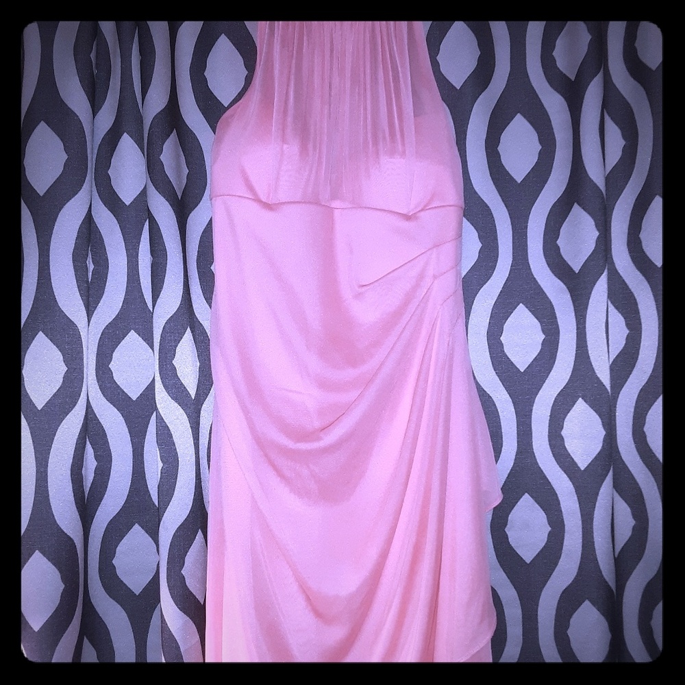 David Bridal Coral Bridesmaid dress